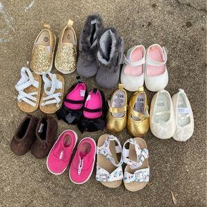 Newborn Shoe Bundle, Multi-Color Shoe Collection